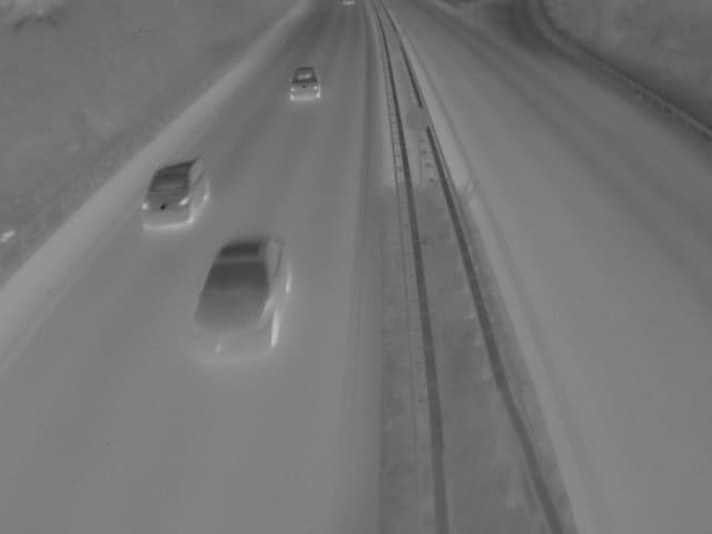 Thermal image without automatic contrast