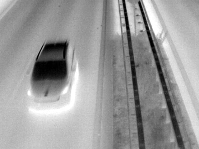 Thermal image with 2x digital zoom